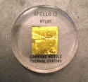 Apollo 13 Flown Kapton Lucite