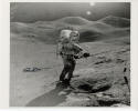 Dave Scott on lunar surface autographed
