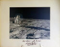 Alan Bean Alsep - hand signed by Richard Gordon