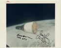 Gemini 7 autographed by crew
