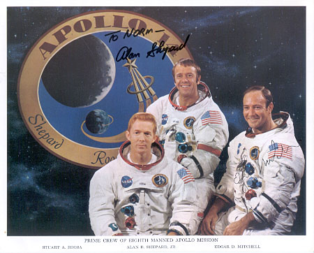 Apollo 14 - Repro-Autogramm signed repro autograph ALAN SHEPARD 20x27cm